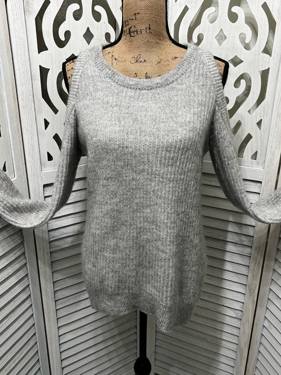 Michael Kors Sweaters - Michael Kors Classic Gray Cold-Shoulder Knit Sweater